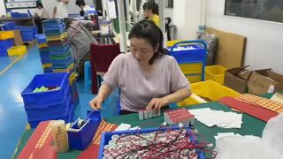 ニカド電池組立工程