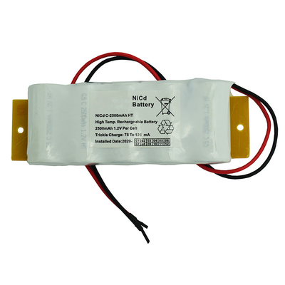 2500mah非常口ライト電池再充電可能な6.0V 0.1Cの充満