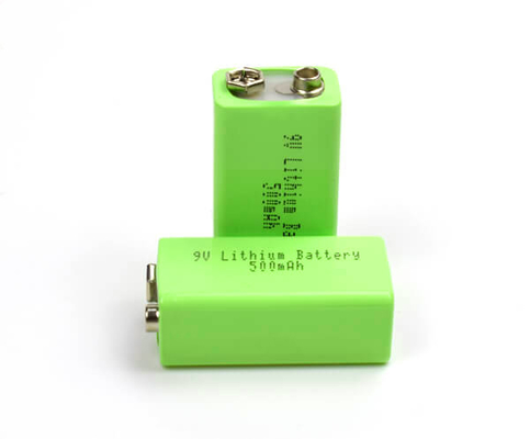 USBとのリチウム鉄の非常灯のリチウム電池500mAh 9V