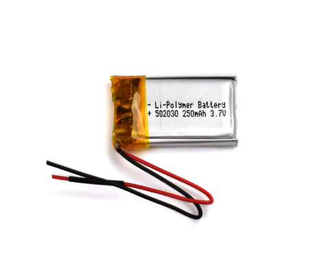 緊急時の照明のための3.7Voltリチウム ポリマー電池502030 250mAh