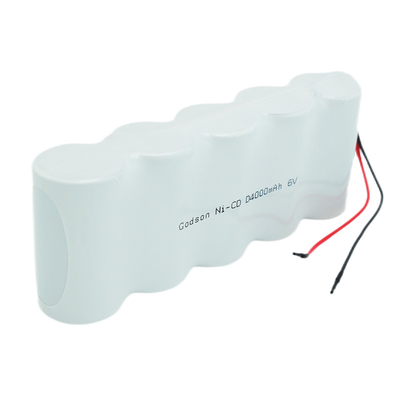 NIのCD充電電池のパックD4000mAh 6.0Vのサイクル寿命電池