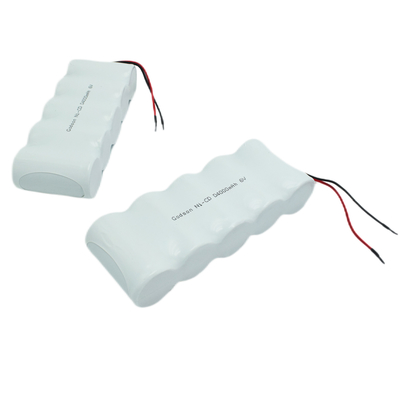 NIのCD充電電池のパックD4000mAh 6.0Vのサイクル寿命電池