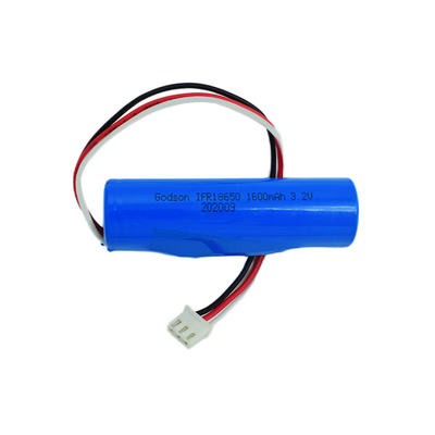 リチウム非常口ライト電池Lifepo4の細胞18650 3.2V 1600mAh