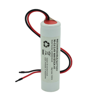 Ni Cd D4000mah 2.4 ウォルト エグジットライト バッテリー スティックタイプ ホワイト PVC