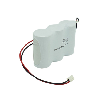 隣り合わせの非常口ライト電池は3.6ボルトC2500mAh NiCd 64gを詰める