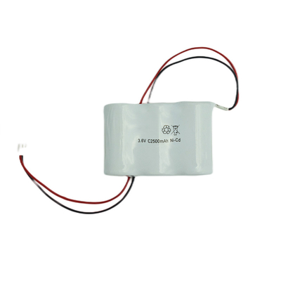 隣り合わせの非常口ライト電池は3.6ボルトC2500mAh NiCd 64gを詰める