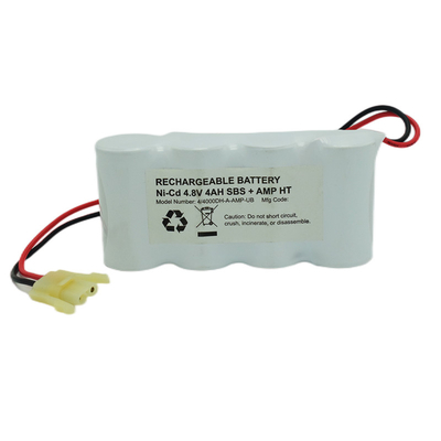 非常時の照明のための55度D4000mAh Nicd電池のパック4.8V