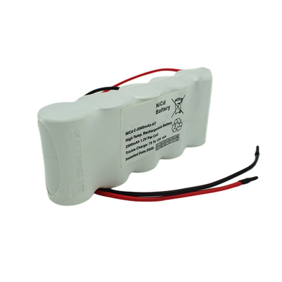 隣り合わせの非常口ライト電池は6.0ボルトC2500mAh NiCdを詰める