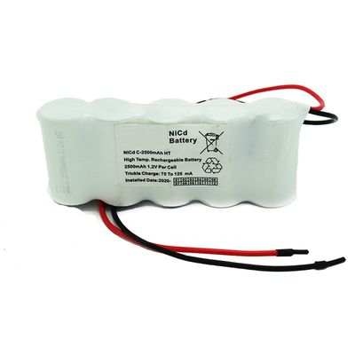 隣り合わせの非常口ライト電池は6.0ボルトC2500mAh NiCdを詰める
