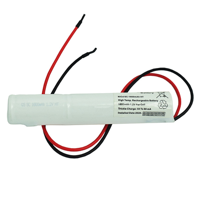 SC1800mAh 3.6Voltのニッケル カドミウム電池のパック500回のサイクル寿命