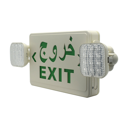 緑 LED の非常口の印電池の倍は AC85 - 265V 50/60H 味方しました