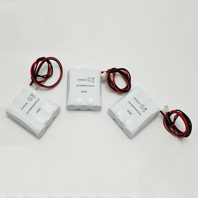 AAの非常口ライト電池はNiCD AA900mAh 3.6V SBS Rechargableを詰める