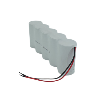 NiCD 緊急出口ライト バッテリー D4000mAh 6.0 V サイド・バイ・サイド
