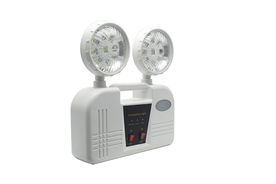 3h 持続時間 6W ツインヘッド 緊急ライト AC 85-265V ABS