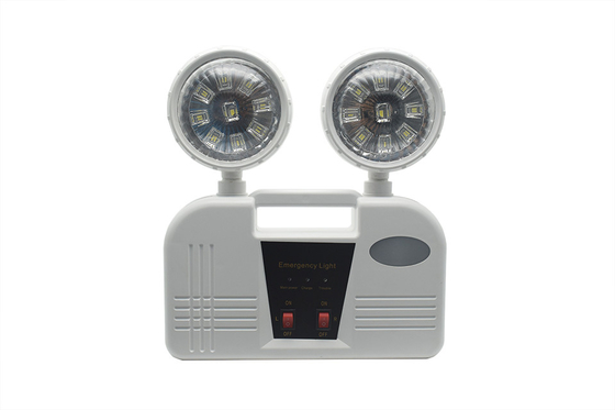 3h 持続時間 6W ツインヘッド 緊急ライト AC 85-265V ABS