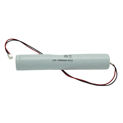 非常用照明 IEC 61951 3.6V C2500mAh のシールされたニッケル・カドミウムセル