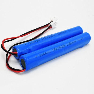 IFR 1600mAh 6.4 ボルト 18650 LiFePO4 スティック型バッテリー 簡単にインストール