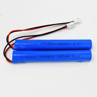 IFR 1600mAh 6.4 ボルト 18650 LiFePO4 スティック型バッテリー 簡単にインストール