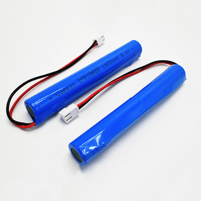 IFR 1600mAh 6.4 ボルト 18650 LiFePO4 スティック型バッテリー 簡単にインストール