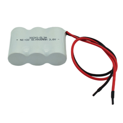 オーダーメイド 製造者 3.6V 1600mAh 緊急用ライト Ni Cd バッテリー