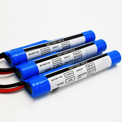 緊急照明 600mAh 6.4 ボルト LiFePO4 スティック型バッテリー