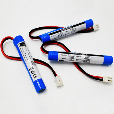 緊急照明 600mAh 6.4 ボルト LiFePO4 スティック型バッテリー