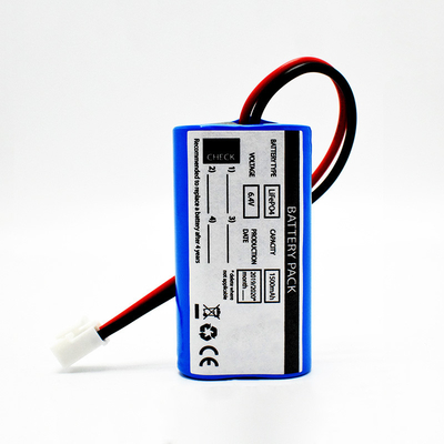 緊急太陽光照明 隣り合わせ使用型 LiFePO4 バッテリー 1500mAh 6.4 ボルト