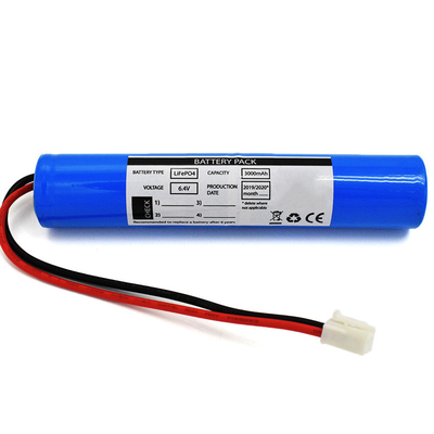 スティック型 LiFePO4 バッテリー 3000mAh 6.4 ウォルト 緊急用太陽光照明