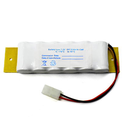 OEM 緊急照明 バッテリー PCM Ni-Cd バッテリー SC1800mAh 7.2V 12.96Wh SBSタイプ