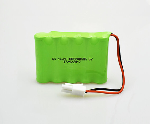 再充電可能なAAの非常口ライト電池NiMH 2200mAh 6.0V