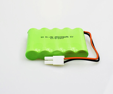 再充電可能なAAの非常口ライト電池NiMH 2200mAh 6.0V
