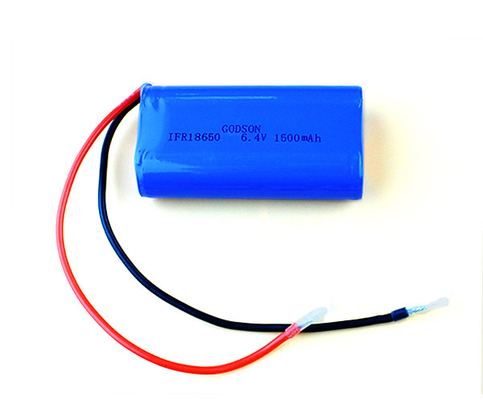 18650リチウム鉄の隣酸塩電池再充電可能な6.4V 1500MAh