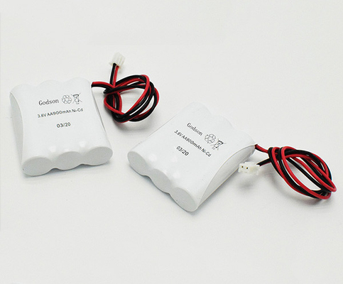 Aa900mahの非常口ライト電池JST XHP 2P NiCd電池