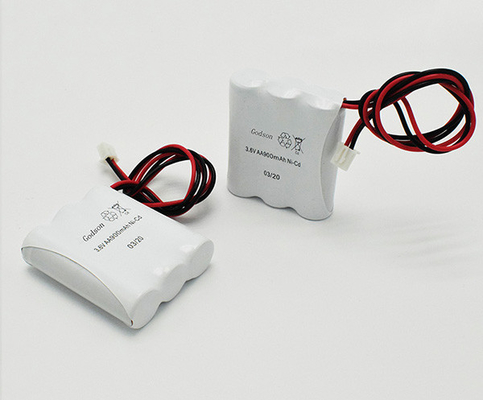 Aa900mahの非常口ライト電池JST XHP 2P NiCd電池