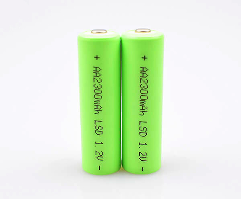 緊急時の照明のための高温3.6ボルトNI Mh電池細胞AA 2300mAh 1.2V