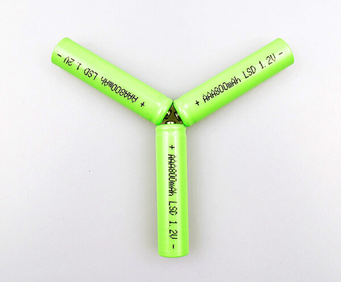 緊急時の照明のためのAAA 800mAh 1.2V NI Mh電池細胞