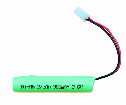 再充電可能なNI Mh 3.6 V 300mah電池のパック2 3AA 300mAhの棒のタイプ