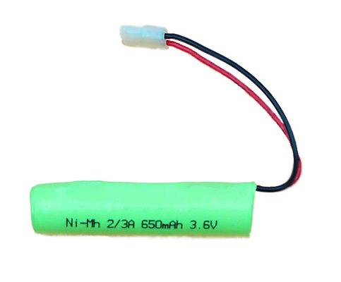 NI MHの非常口の印電池2A 3A 650mAh 3.6Vの棒電池