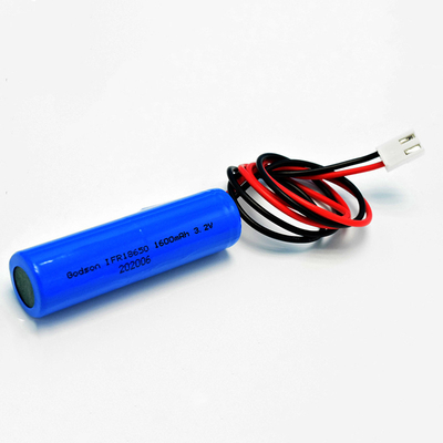 円柱非常口ライト電池LiFePO4 IFR18650 1600mAh 3.2V