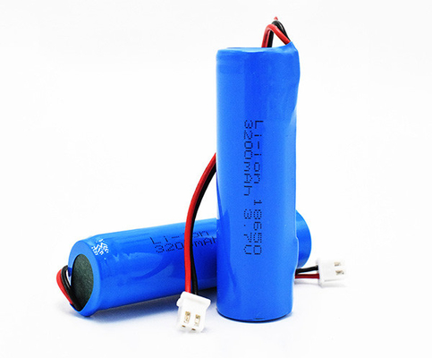 3200のMAhの非常灯のリチウム電池 ポリ塩化ビニール ジャケットICR18650 3.70V