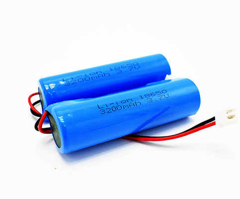 3200のMAhの非常灯のリチウム電池 ポリ塩化ビニール ジャケットICR18650 3.70V