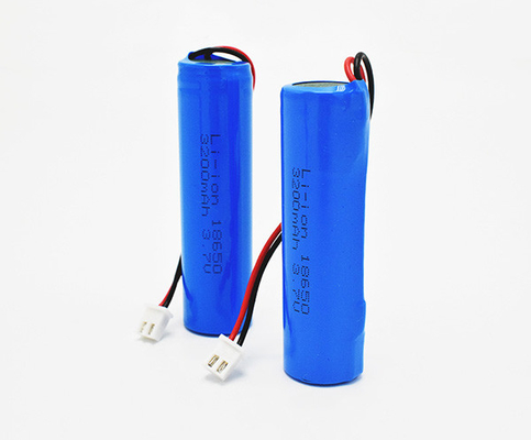 3200のMAhの非常灯のリチウム電池 ポリ塩化ビニール ジャケットICR18650 3.70V