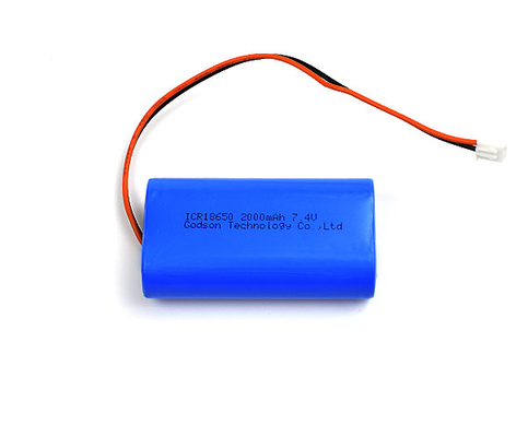 環境に優しい7.4 V 2000mahの充電電池のリチウム鉄のパック