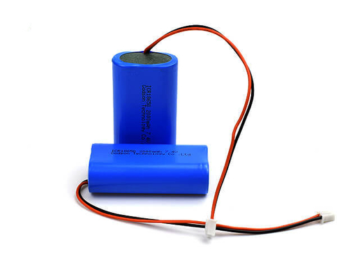 環境に優しいICR 18650の非常灯のリチウム電池2000mAh 7.4 V