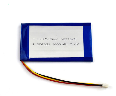 リチウム ポリマー55g 7.4 V李イオン電池1400mAhの細胞604985