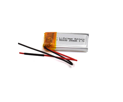 緊急時の照明のための3.7Voltリチウム ポリマー電池502030 250mAh