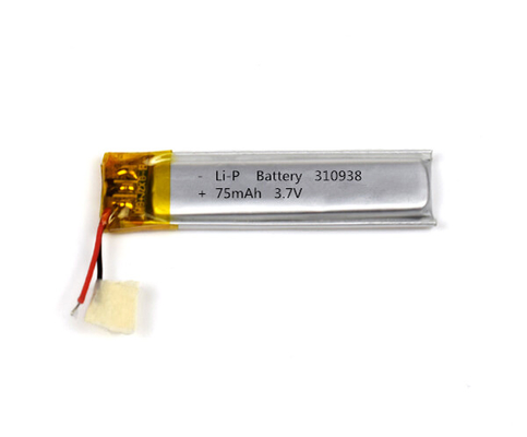 コネクターとの非常灯李ポリマー電池310938 75mAh 3.7V