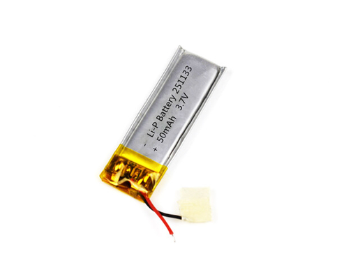 よいサイクル寿命のリチウム ポリマー電池251133 50mAh 3.7V