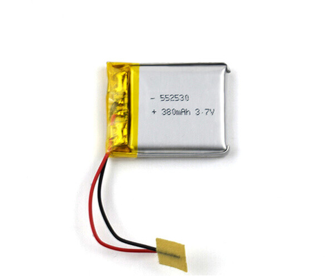 552530リチウム イオン電池の非常灯380mAh 3.7V Lipoのパック