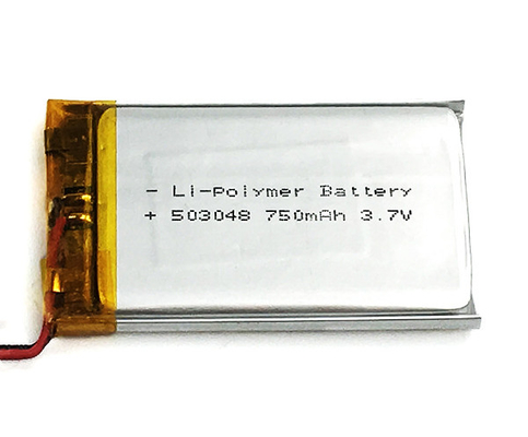 安定した性能のリチウム ポリマー750mAh電池3.7V Lipo電池
